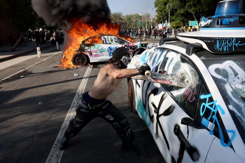 Waymo halts service in downtown Los Angeles amid ICE protests