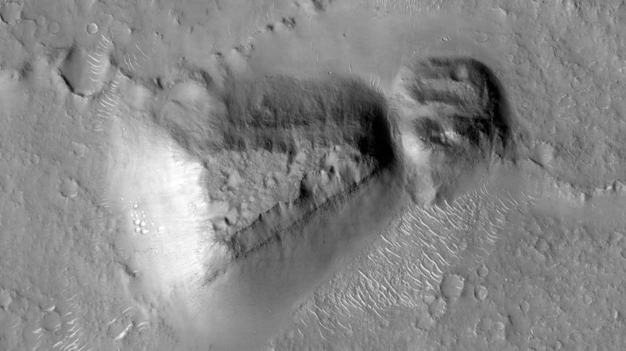 Mysterious landmarks on Mars have been discovered by NASA