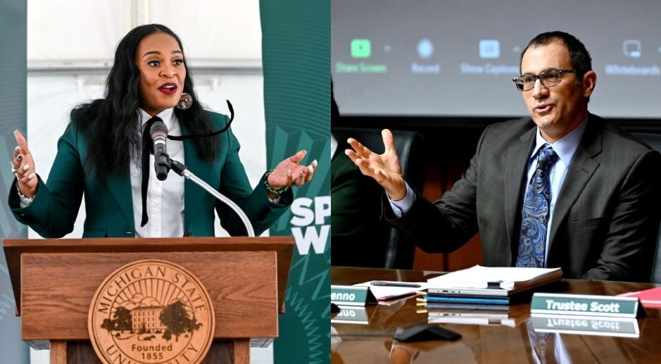 A year later, Whitmer silent on MSU board's request to remove 2 trustees for misconduct