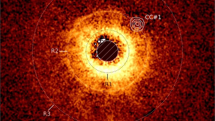James Webb telescope discovers its first planet — a Saturn-size 'shepherd' still glowing red hot from its formation