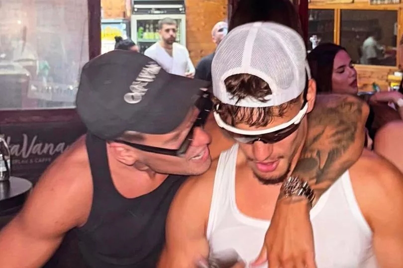 Milos Kerkez lets hair down with brother amid Liverpool transfer wait after medical