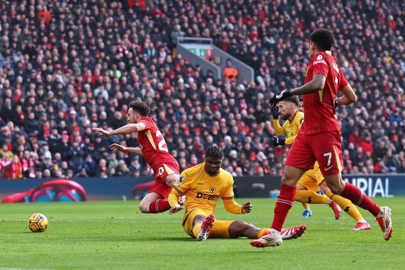 Premier League issues statement after Diogo Jota penalty incident overturned in Liverpool vs. Wolves