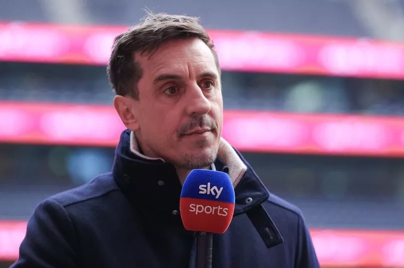 Liverpool fans gleefully remind Gary Neville of humiliating Sky Sports moment