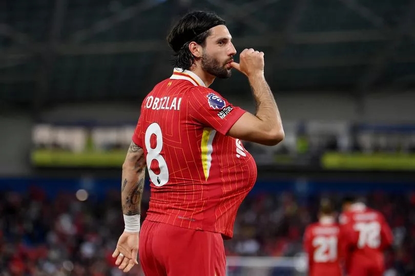 Liverpool star makes baby announcement with bombshell celebration against Brighton