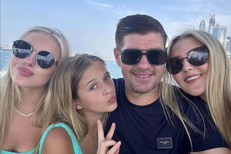 Steven Gerrard's pregnant daughter sends 'love you so much' message to dad