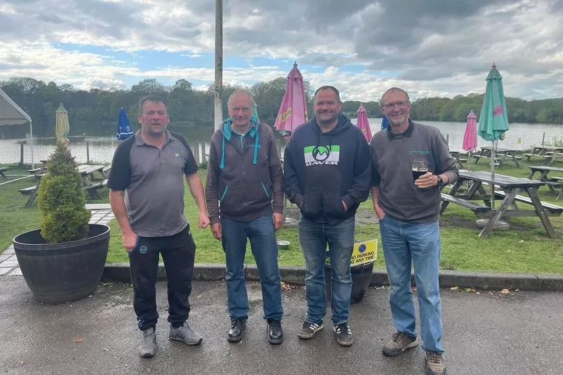 More than 100 Easter Eggs donated by anglers at the Liverpool & District Angling Association Good Friday Open