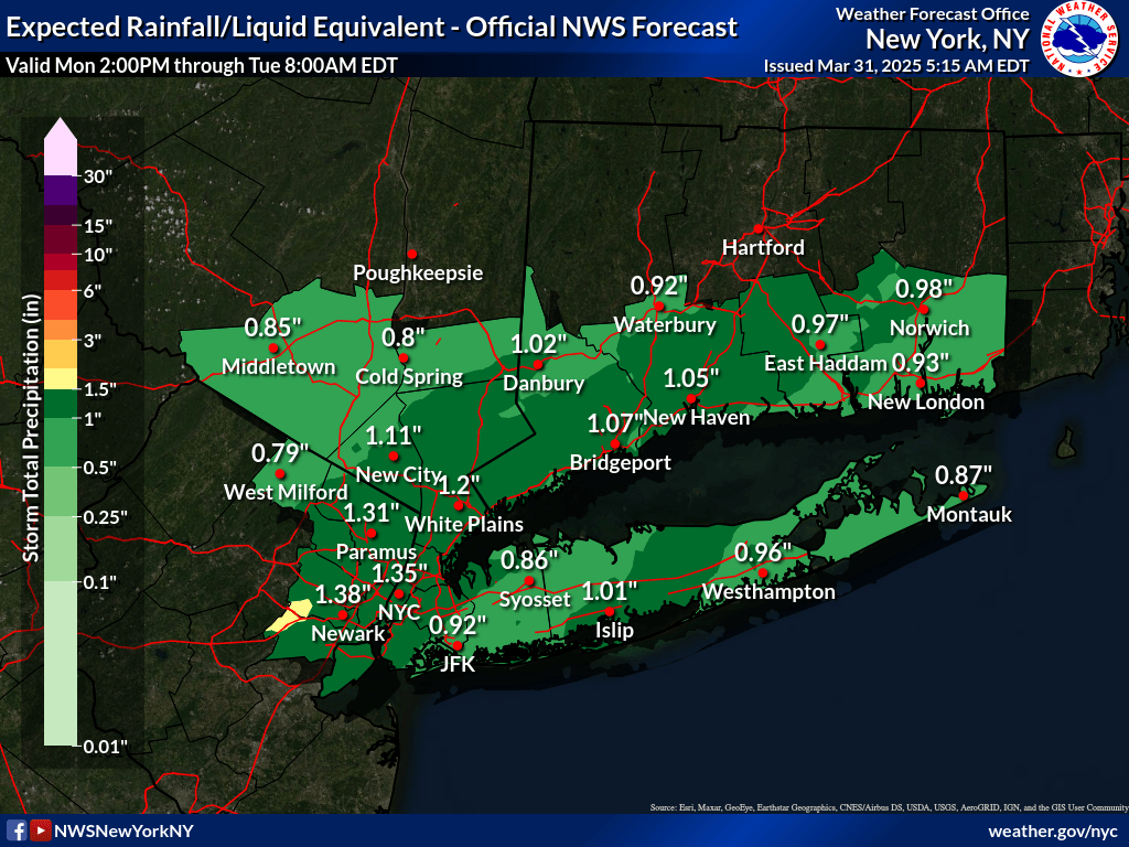 Dense fog advisory Monday for northern Westchester and Putnam: See latest forecast