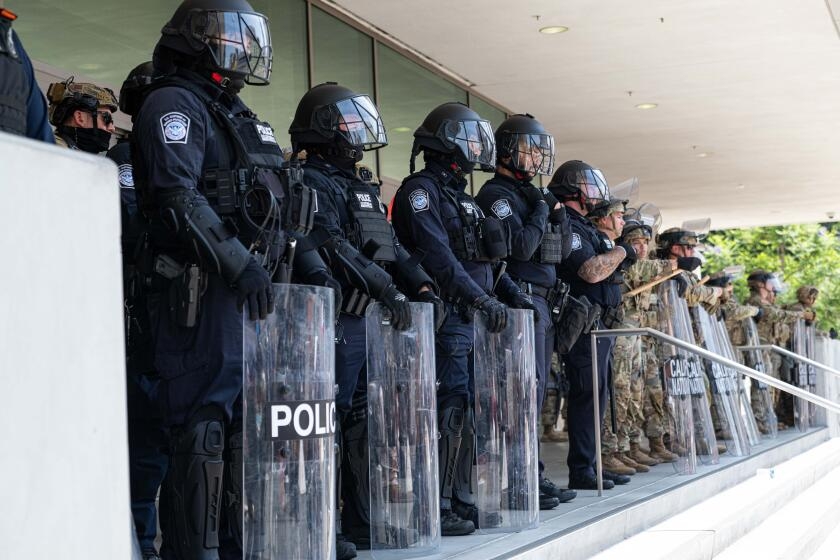Letters to the Editor: Protests must remain peaceful to avoid playing into Trump's hands