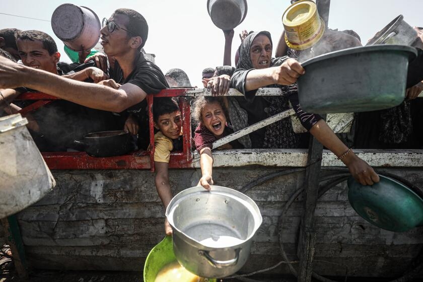 Letters to the Editor: Readers call on U.S. to help starving Gazans: 'We need to be better than this'