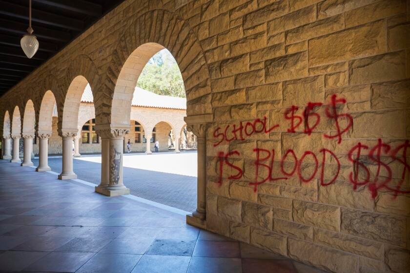 Letters to the Editor: Charges against pro-Palestinian protesters at Stanford are disproportionate