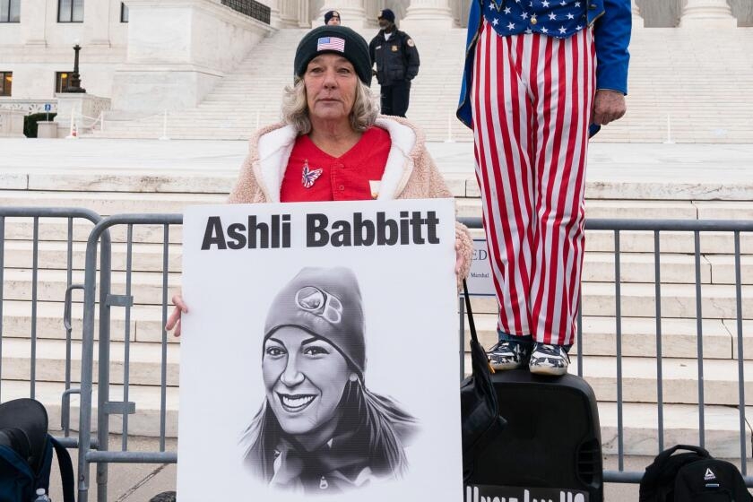 Letters to the Editor: Trump administration's Ashli Babbitt settlement is a 'wasteful use of taxpayer dollars'