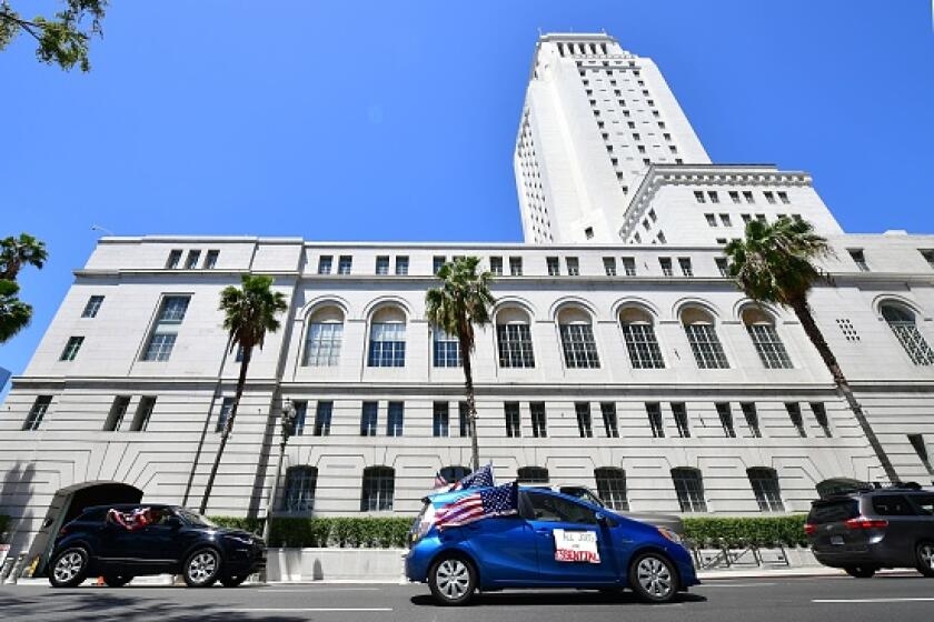 Los Angeles Health Commission president criticizes mayor for $1-billion budget shortfall
