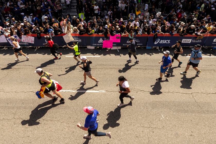 Letters to the Editor: Los Angeles Marathon is not worth crippling the Westside with unbearable traffic