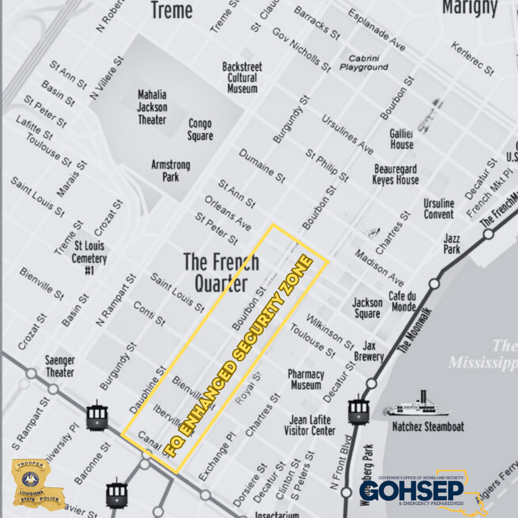 French Quarter designated as ‘enhanced security zone' for Super Bowl