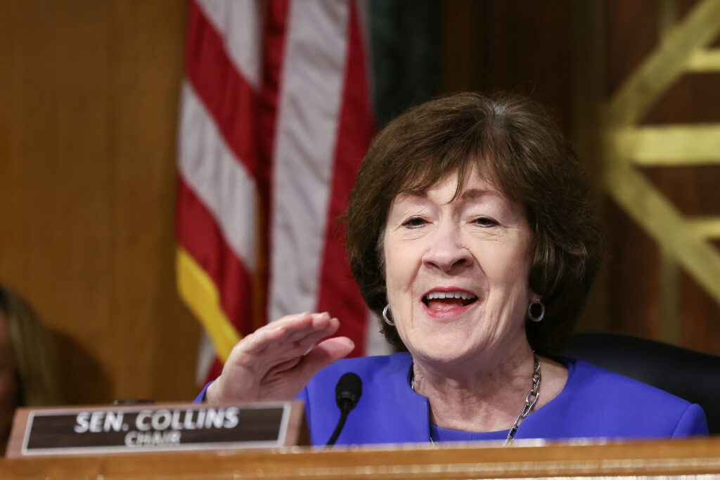 Susan Collins' tightrope walk continues in the fight over medical research