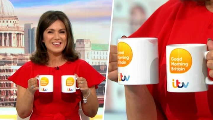 Susanna Reid reveals bizarre reasons she has two cups on her desk on Good Morning Britain