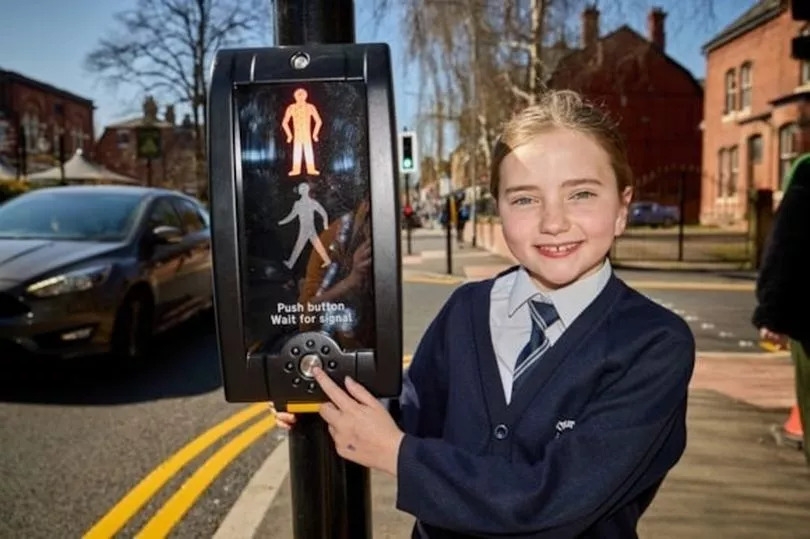 The 10-year-old girl who really didn't want to be late for school