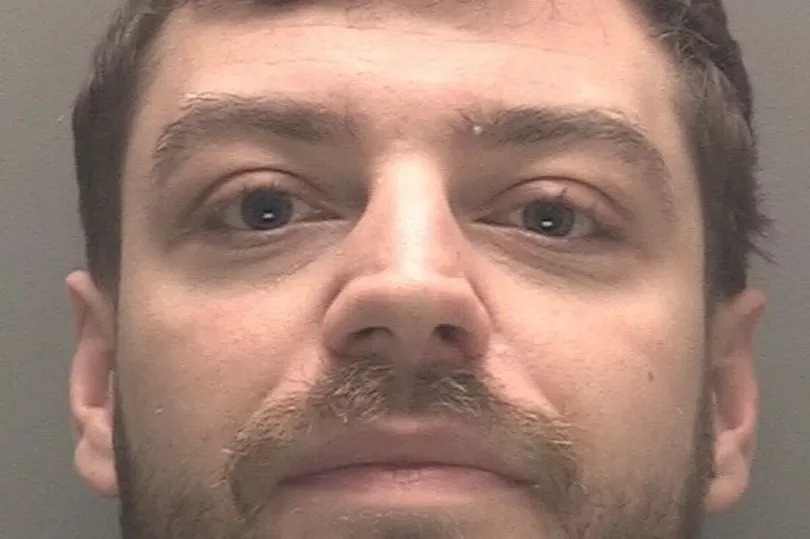 Lee Harrison gives thumbs up in court as police recover 'ugly object' from bedroom