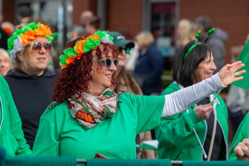 Thousands pack Manchester city centre as St Patrick's day parade returns after four-year absence