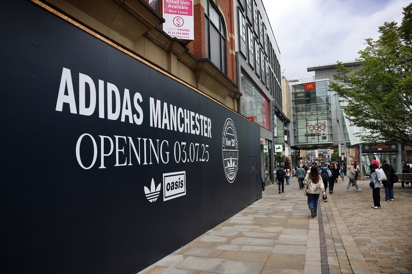 Adidas makes return to Manchester with huge nod to Oasis