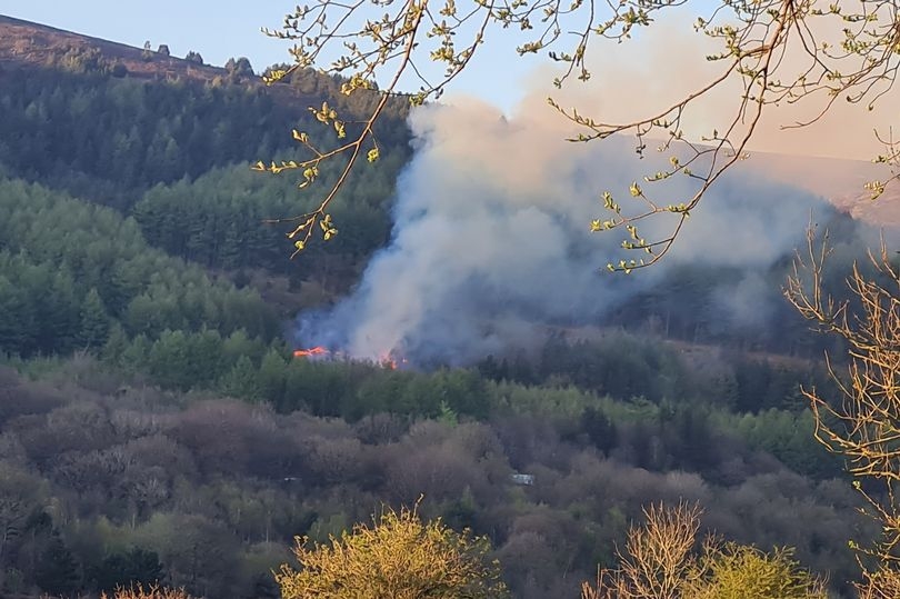 Firefighters tackle new moorland fires