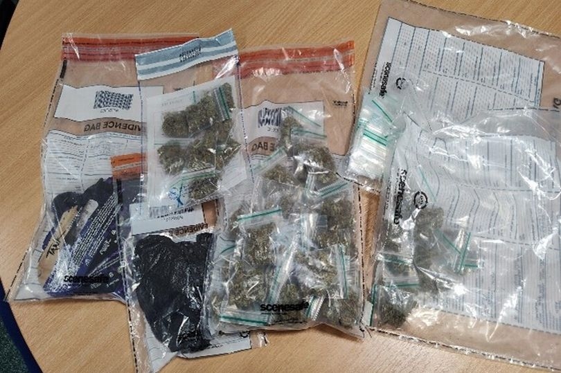 Three men arrested after cocaine, cannabis and £6,000 of cash seized