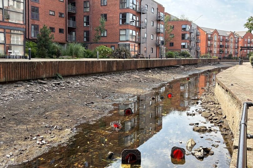 City centre canals left as 'grim eyesore' after being 'purposefully drained'