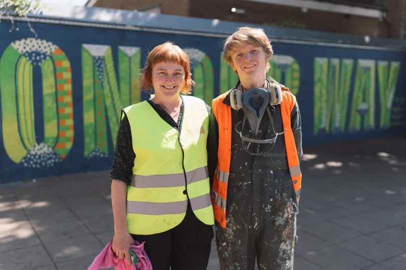 ‘Vibrant' Metrolink mural provides ‘much-improved gateway' to town