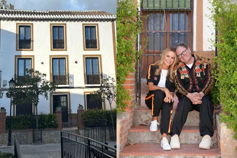 Amanda Holden and Alan Carr's beautifully restored Spanish house from BBC show is now up for sale