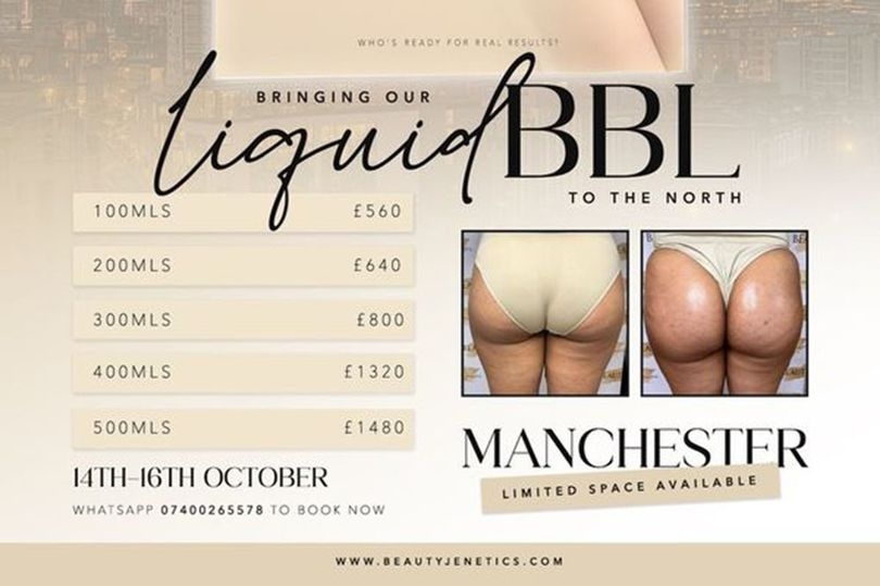 Brazilian butt lift ads which promised ‘perfect peachy look' banned