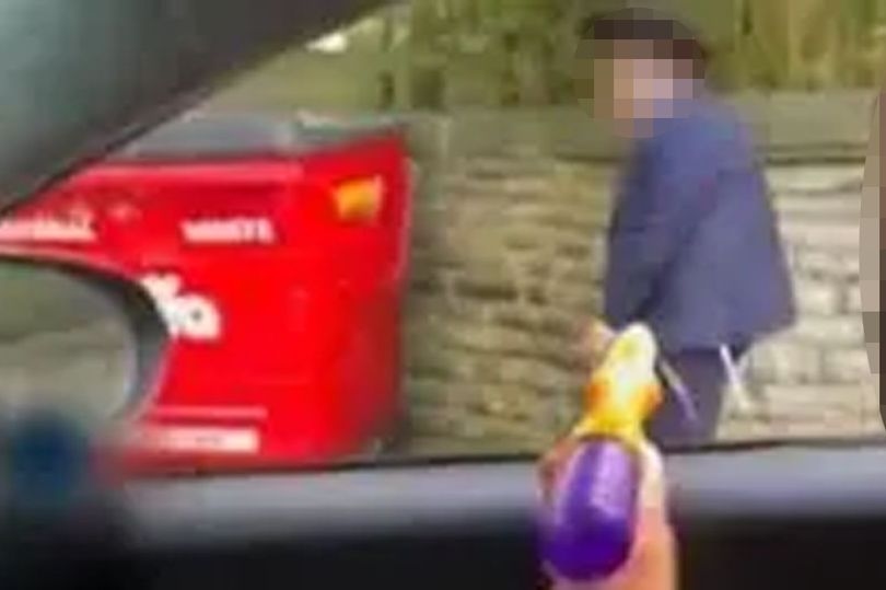 Two men arrested after video of Orthodox Jewish people sprayed with water pistol