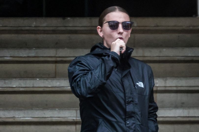Semi-pro footballer kicked woman down stairs after drinker 'refused to apologise' for launching chair