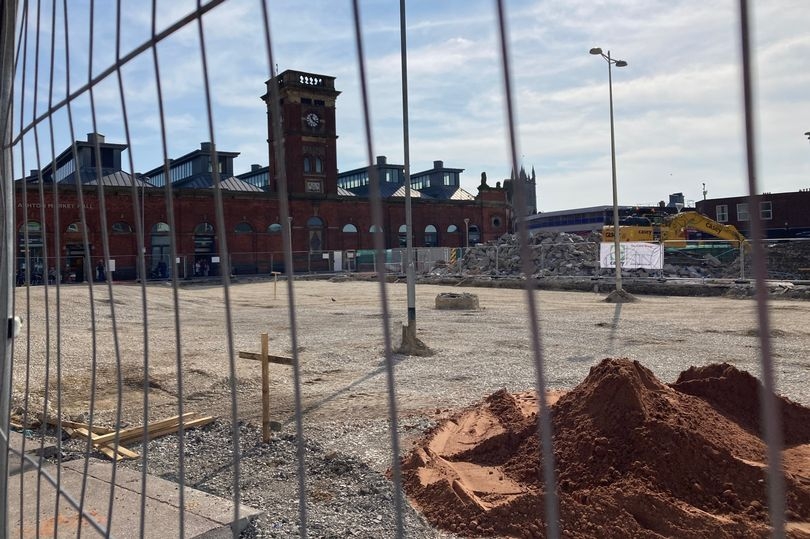 The town centre in Greater Manchester that has become a building site