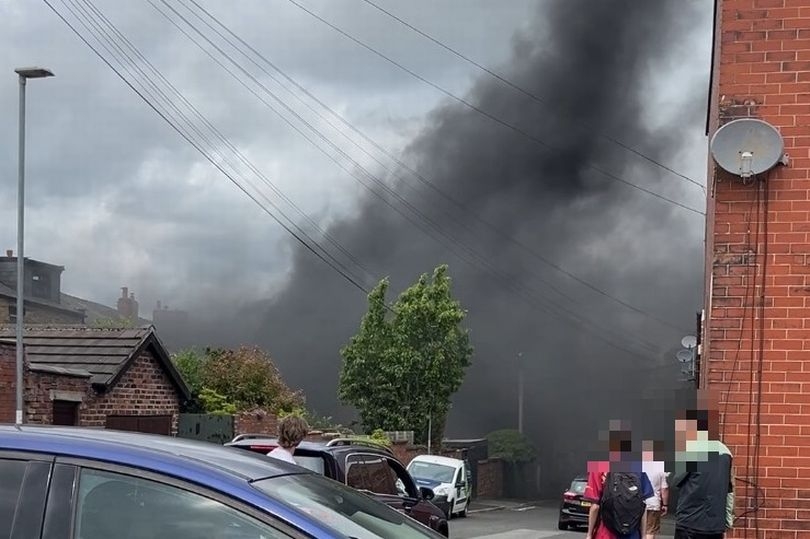 Smoke sent billowing across area after 'scary' fire breaks out at house