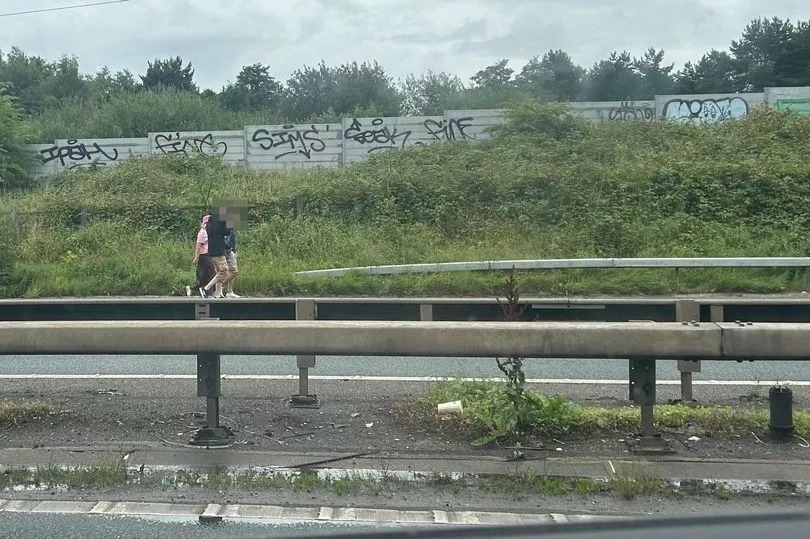 Oasis fans seen 'walking along motorway' with cars 'driving wrong way' amid fatal M60 incident