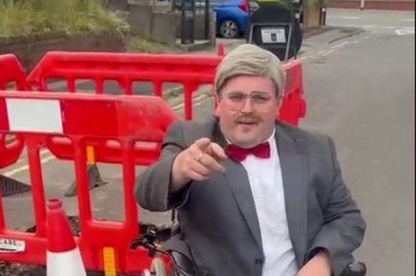 'Brian Potter' kicks off over three-month wait to get a sinkhole repaired