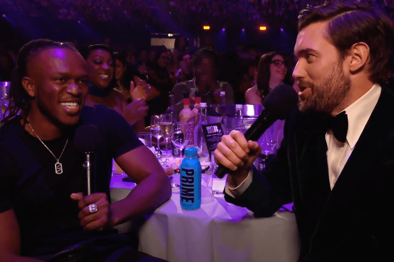 KSI aims Tommy Fury jibe during BRIT Awards after brutal Jack Whitehall dig before boxing return