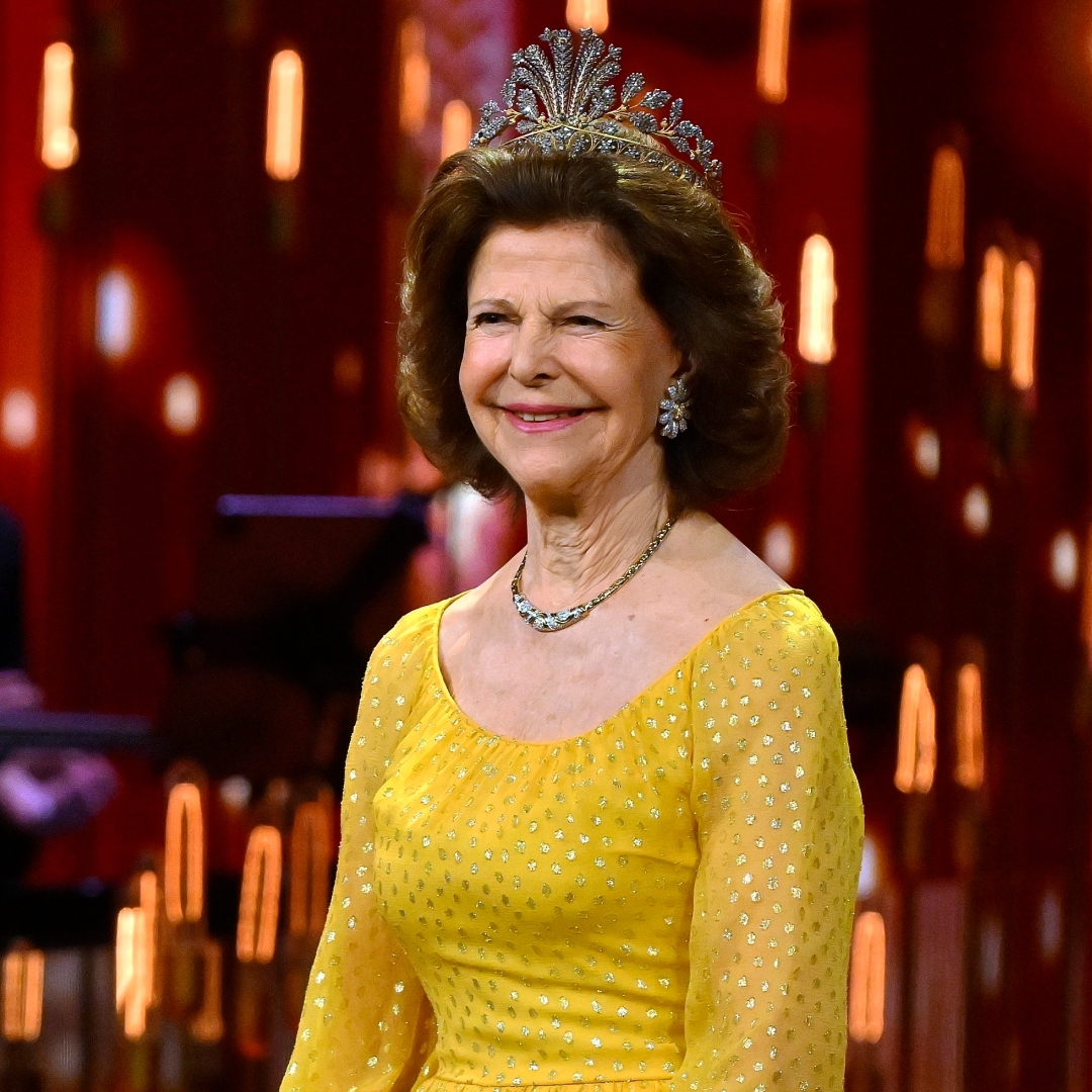 Sweden's Queen Silvia Pulls a Princess Anne in 49-Year-Old Evening Gown—And Gives a Drag Queen a Major Shock