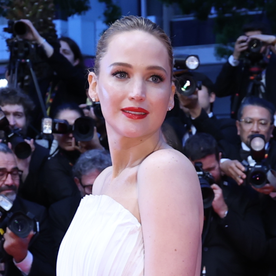 Jennifer Lawrence's Custom Dior Cannes Gown Revisits Her Bridal Style