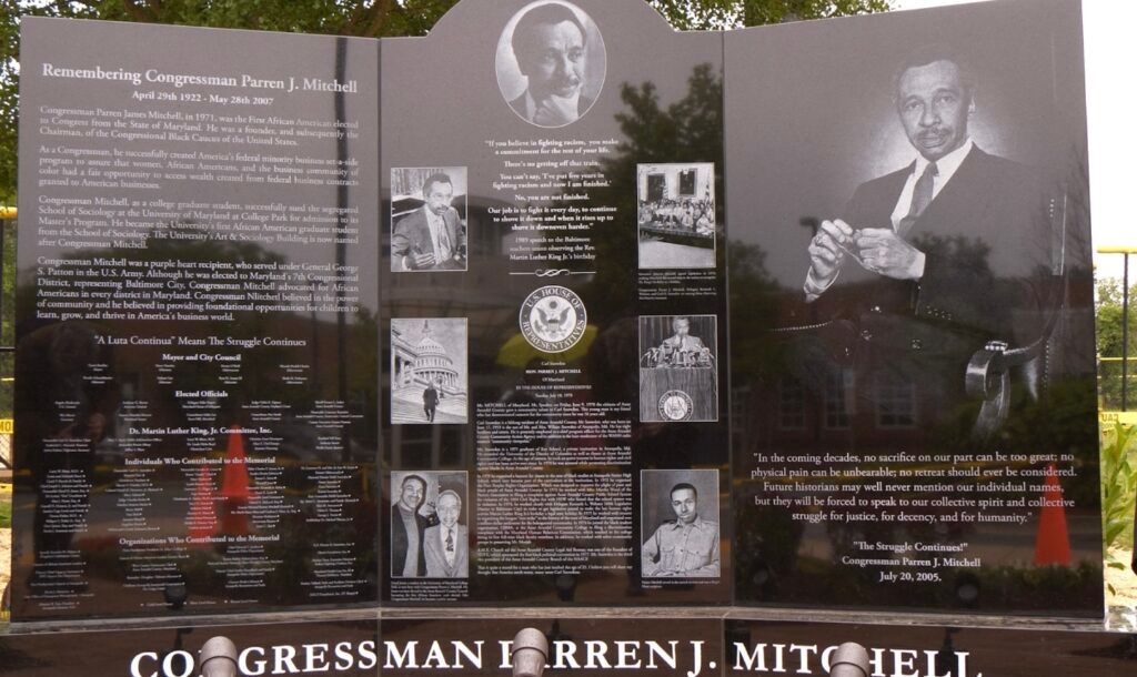 Parren Mitchell, the first Black member of Congress from Maryland, honored with memorial