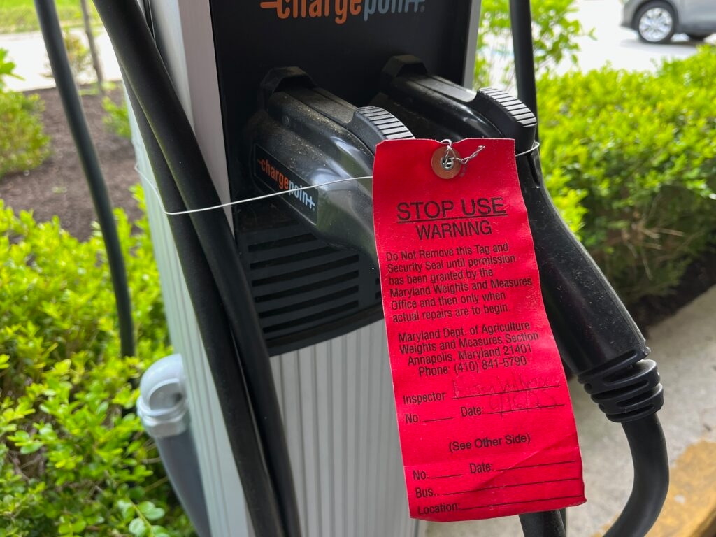 Maryland begins first-ever inspection program for EV chargers