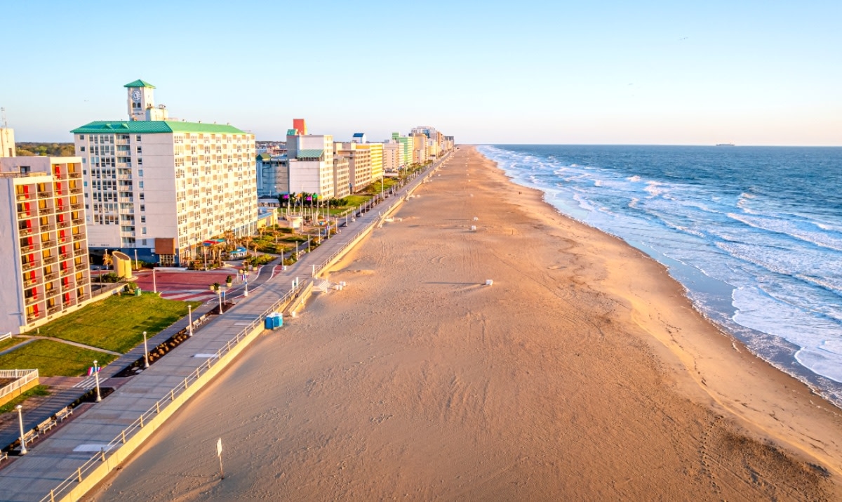 Stunning Photos Show Iconic Beach City Blanketed in Foot of Rare Snow