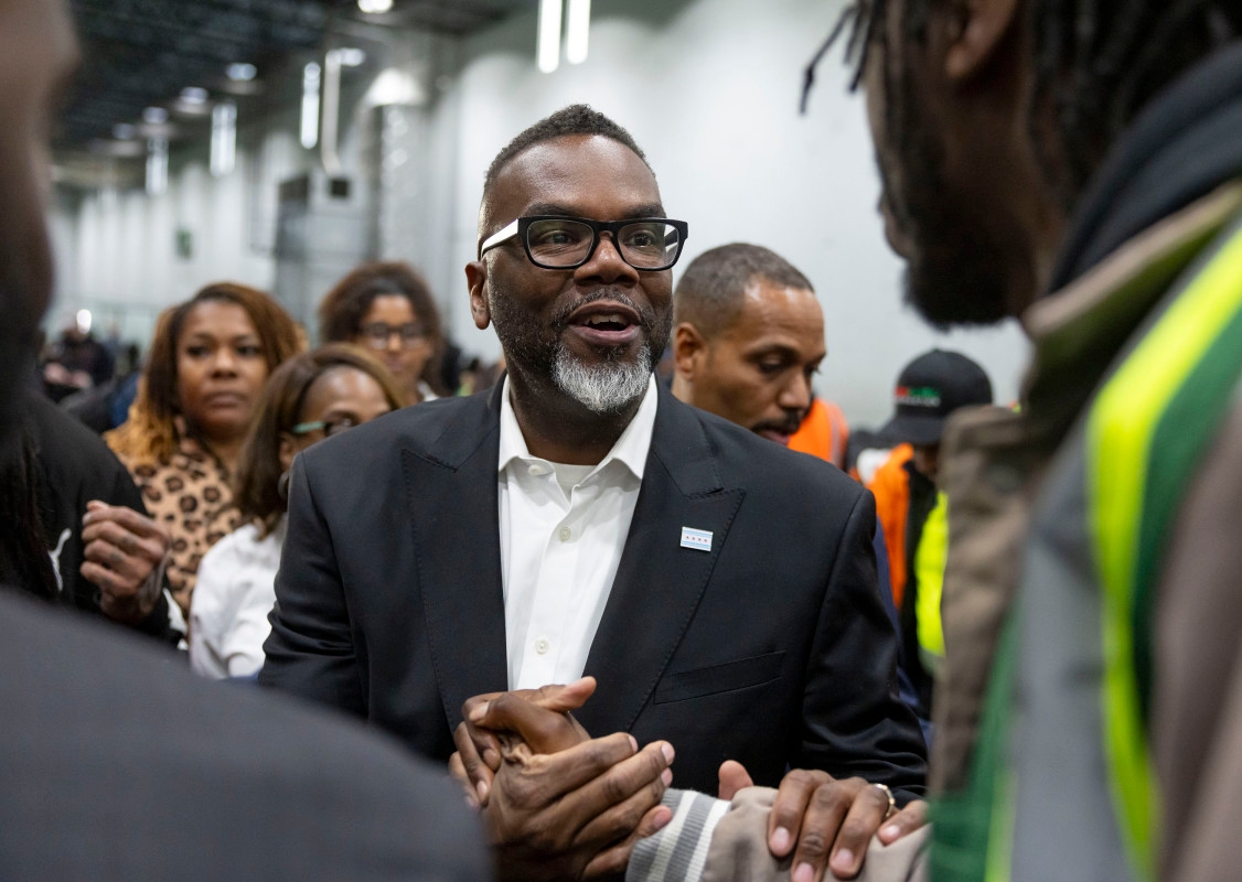 Chicago Mayor Brandon Johnson Pushes 'Grocery Tax'