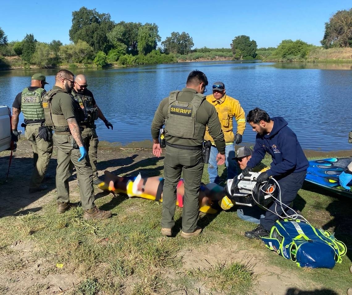 Fisherman alerts authorities to man in distress near Merced River, deputies say