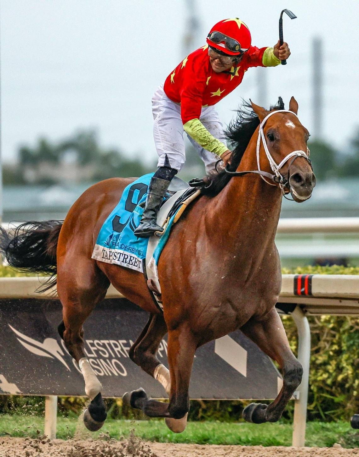 Tappan Street wins Florida Derby, setting up potential redemption story for famed rider