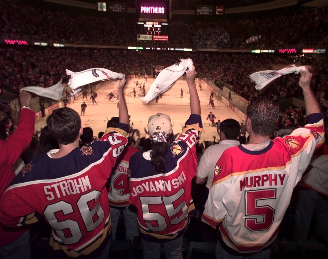 Do you remember when the Florida Panthers played in Miami? Take a look