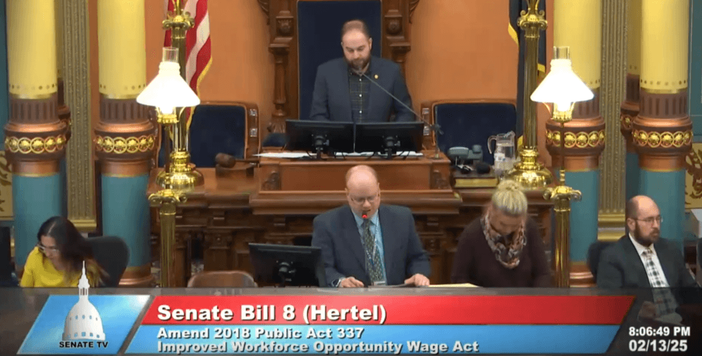 Michigan Senate passes compromise legislation on tipped wages