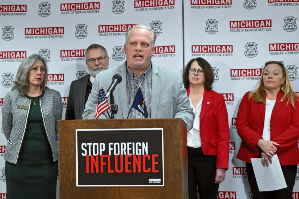Michigan lawmakers consider bills to deter ‘foreign influence'