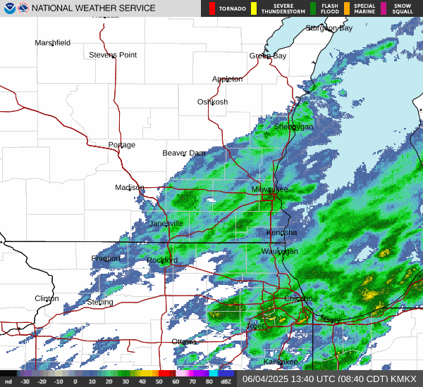 Multiple rounds of thunderstorms are in Milwaukee's forecast, including some possible Easter Sunday