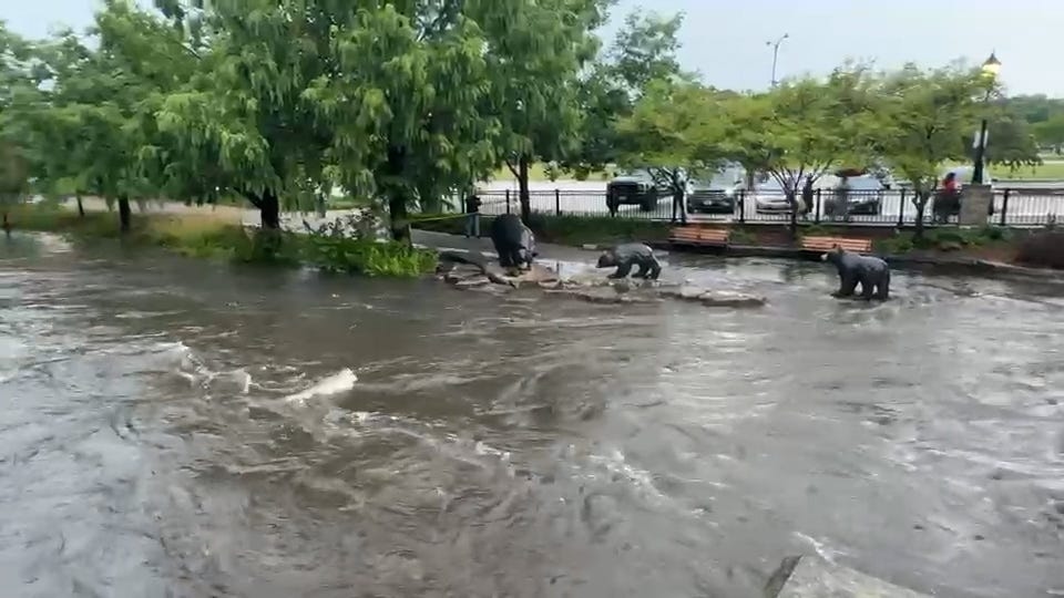A much-needed break in the rain should allow rivers to recede rest of the week